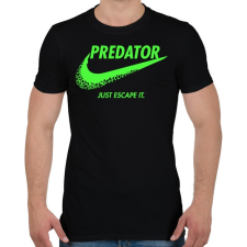PRINTFASHION Predator - Férfi póló - Fekete férfi póló