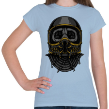 PRINTFASHION Predator sisak - Női póló - Világoskék női póló