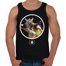 PRINTFASHION Predecessor - Zarus - Férfi atléta - Fekete