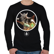 PRINTFASHION Predecessor - Zarus - Férfi hosszú ujjú póló - Fekete férfi póló