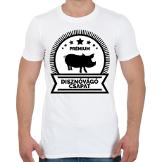 PRINTFASHION Prémium disznóvágók - Férfi póló - Fehér