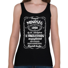 PRINTFASHION Prémium minőség, egyedi évszámmal! - Női atléta - Fekete