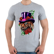 PRINTFASHION Presztízs - Férfi póló - Sport szürke férfi póló