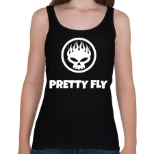 PRINTFASHION PRETTY FLY - Női atléta - Fekete női trikó