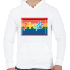 PRINTFASHION pride for - Férfi kapucnis pulóver - Fehér