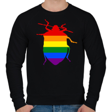 PRINTFASHION Pride Poloska - Férfi pulóver - Fekete férfi pulóver, kardigán