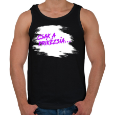 PRINTFASHION Prikézsia - Sötét háttérre - Férfi atléta - Fekete atléta, trikó