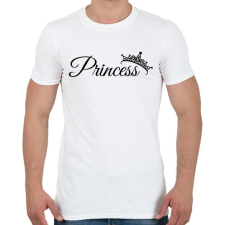 PRINTFASHION Princess - Férfi póló - Fehér férfi póló