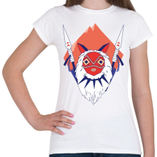 PRINTFASHION Princess Mononoke - Női póló - Fehér női póló