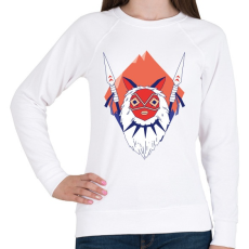 PRINTFASHION Princess Mononoke - Női pulóver - Fehér