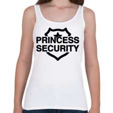 PRINTFASHION Princess security - Női atléta - Fehér női trikó