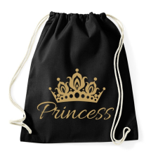 PRINTFASHION Princess  - Sportzsák, Tornazsák - Fekete tornazsák