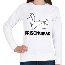 PRINTFASHION prison break fekete - Női pulóver - Fehér női pulóver, kardigán