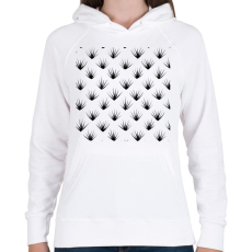 PRINTFASHION Private jungle - Női kapucnis pulóver - Fehér