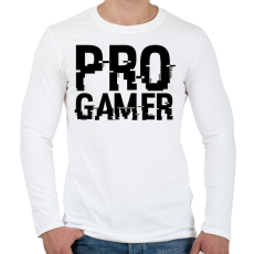 PRINTFASHION PRO GAMER - Férfi hosszú ujjú póló - Fehér