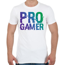 PRINTFASHION PRO GAMER - Férfi póló - Fehér férfi póló