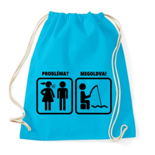 PRINTFASHION Probléma? Megoldva! Horgászat - Sportzsák, Tornazsák - Surf blue tornazsák
