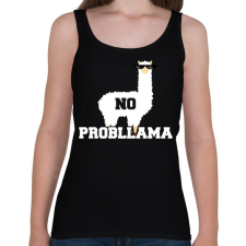 PRINTFASHION Probllama - Női atléta - Fekete atléta, trikó