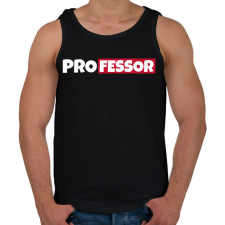 PRINTFASHION PROFESSOR - Férfi atléta - Fekete atléta, trikó