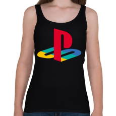 PRINTFASHION PS 2 Logo - Női atléta - Fekete