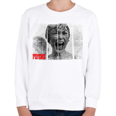 PRINTFASHION Psycho - Gyerek pulóver - Fehér