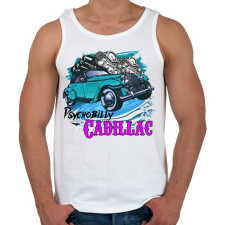 PRINTFASHION Psychobilly - Férfi atléta - Fehér atléta, trikó