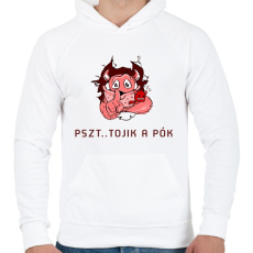 PRINTFASHION PSZT - Férfi kapucnis pulóver - Fehér