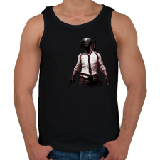 PRINTFASHION pubg #1 - Férfi atléta - Fekete atléta, trikó