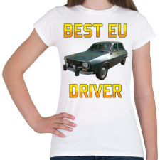 PRINTFASHION PUBG - Best EU Driver - Női póló - Fehér női póló