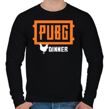 PRINTFASHION PUBG DINNER - Férfi pulóver - Fekete férfi pulóver, kardigán