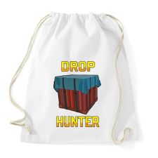 PRINTFASHION PUBG - Drop Hunter - Sportzsák, Tornazsák - Fehér tornazsák