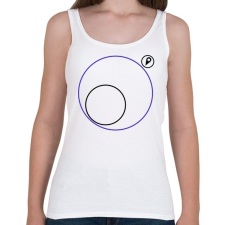 PRINTFASHION PUBG körön kívül - Női atléta - Fehér női trikó