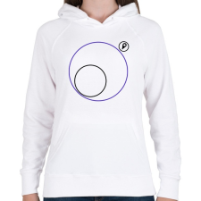 PRINTFASHION PUBG körön kívül - Női kapucnis pulóver - Fehér női pulóver, kardigán