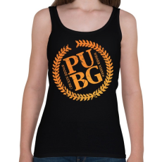 PRINTFASHION PUBG LOGO - Női atléta - Fekete
