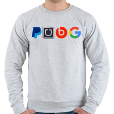 PRINTFASHION PUBG logo paródia - Férfi pulóver - Sport szürke férfi pulóver, kardigán