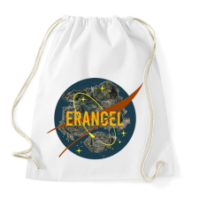PRINTFASHION PUBG NASA: ERANGEL - Sportzsák, Tornazsák - Fehér tornazsák