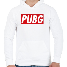 PRINTFASHION PUBG OBEY - Férfi kapucnis pulóver - Fehér férfi pulóver, kardigán