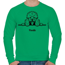 PRINTFASHION Pudli - Férfi pulóver - Zöld férfi pulóver, kardigán