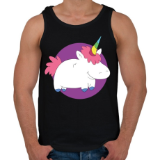 PRINTFASHION Pufi unikronis - Férfi atléta - Fekete