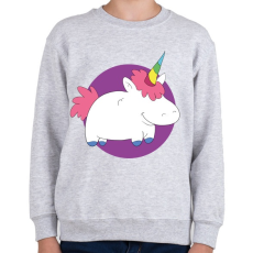 PRINTFASHION Pufi unikronis - Gyerek pulóver - Sport szürke