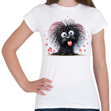 PRINTFASHION Puli - Női póló - Fehér női póló