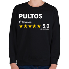 PRINTFASHION Pultos Értékelés ***** 5.0 (69 értékelés) - Gyerek pulóver - Fekete
