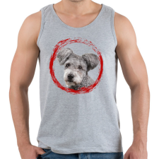 PRINTFASHION pumi kutyus - férfi - Férfi atléta - Sport szürke atléta, trikó