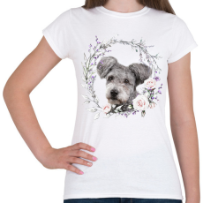 PRINTFASHION pumi kutyus - női - Női póló - Fehér