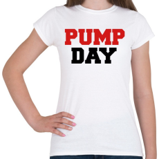 PRINTFASHION PUMP DAY - Női póló - Fehér