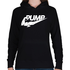 PRINTFASHION PUMP - Női kapucnis pulóver - Fekete női pulóver, kardigán