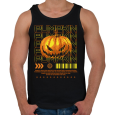 PRINTFASHION Pumpkin - Férfi atléta - Fekete