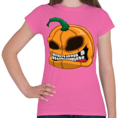 PRINTFASHION Pumpkin - Női póló - Rózsaszín