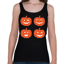 PRINTFASHION pumpkins-1777667 - Női atléta - Fekete női trikó