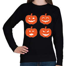 PRINTFASHION pumpkins-1777667 - Női pulóver - Fekete női pulóver, kardigán